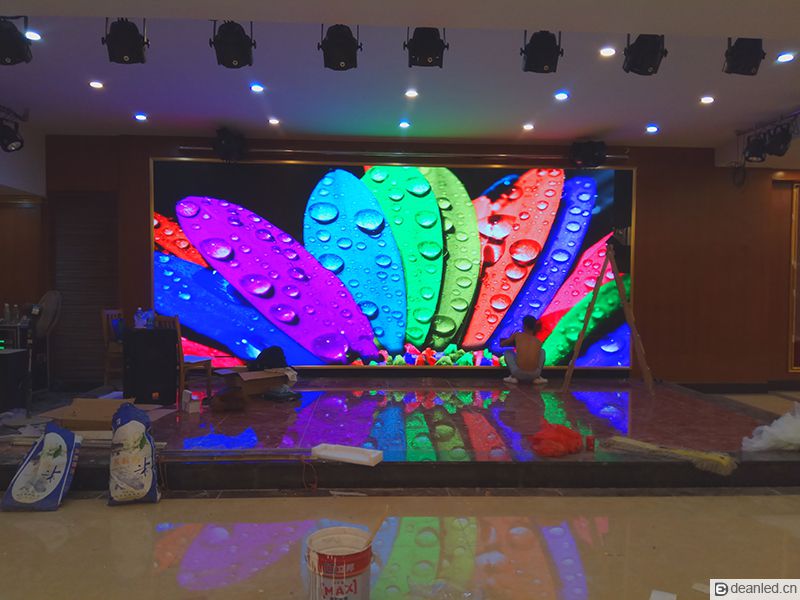 酒楼宴会大厅舞台背景LED显示屏