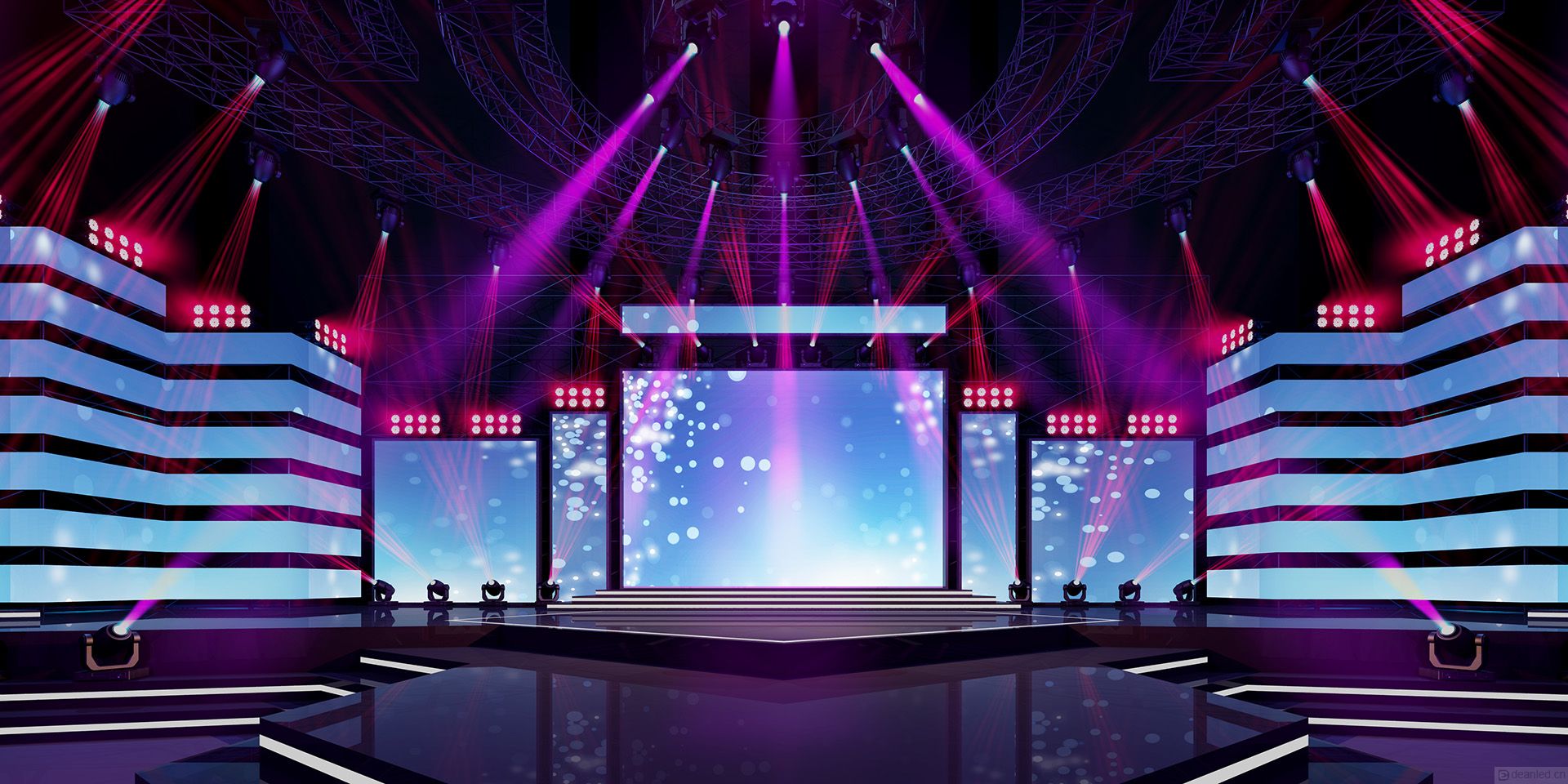 舞美舞台背景LED屏(图1)