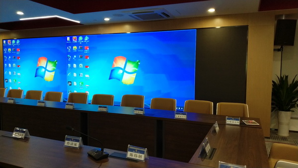 街道党群活动中心会议室培训室展示大厅LED大屏幕(图6)